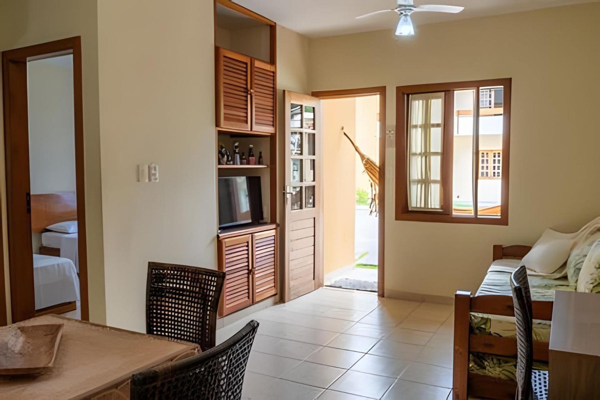 Em Frente A Praia De Taperapuan; Piscina; 1 Quarto; Wifi 300 Mbs; Estacionamento Gratuito 1 Veiculo Porto Seguro Exterior foto